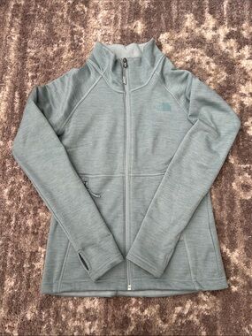 The North Face Women's Heathered Sage Full-Zip Utility Jacket